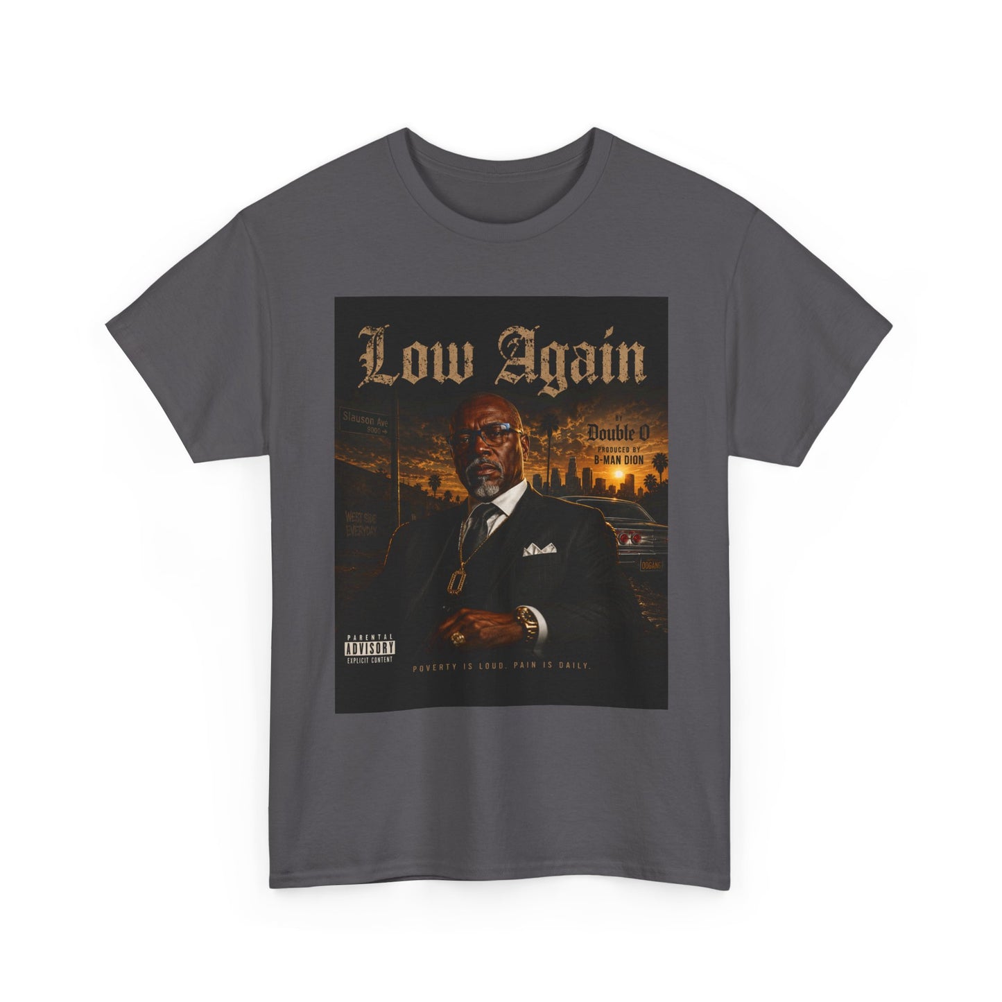 T-Shirt — "Low Again" Vintage Rap Album Cover Tee