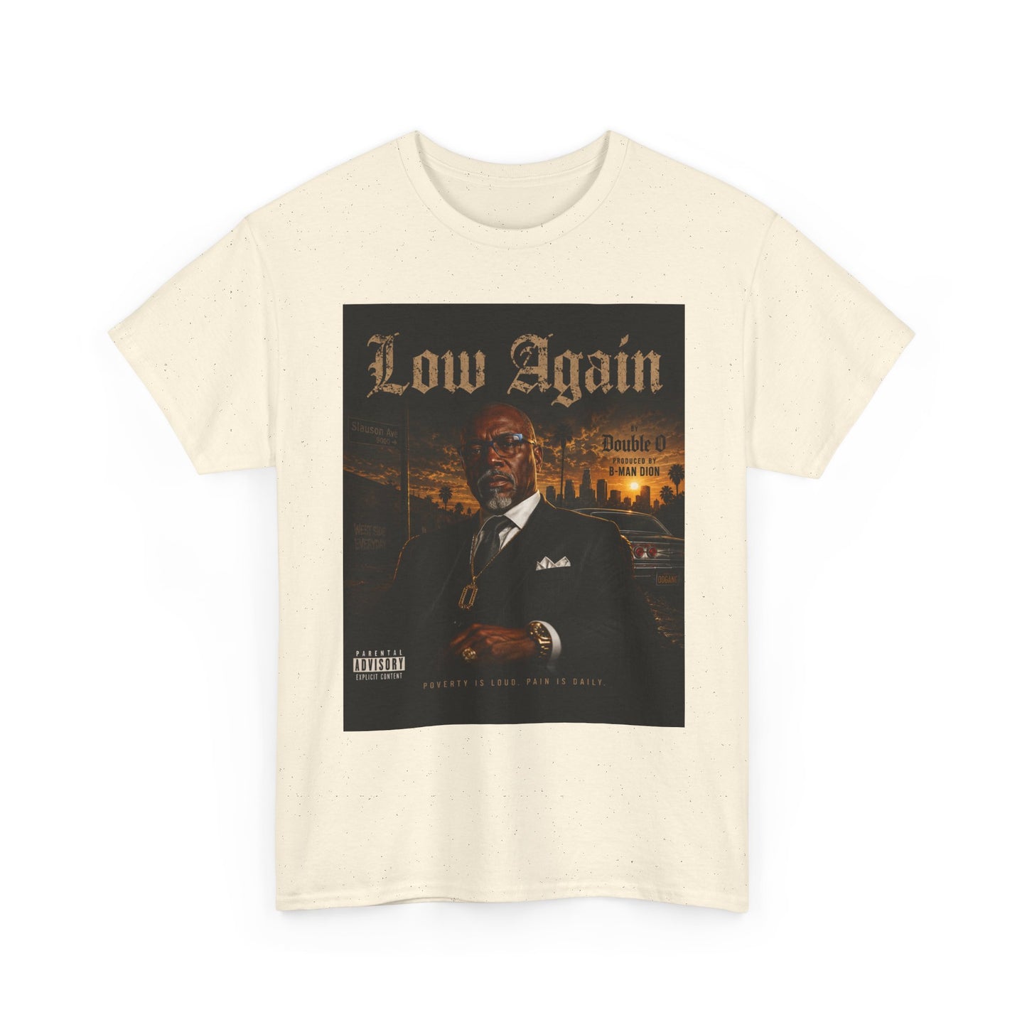 T-Shirt — "Low Again" Vintage Rap Album Cover Tee