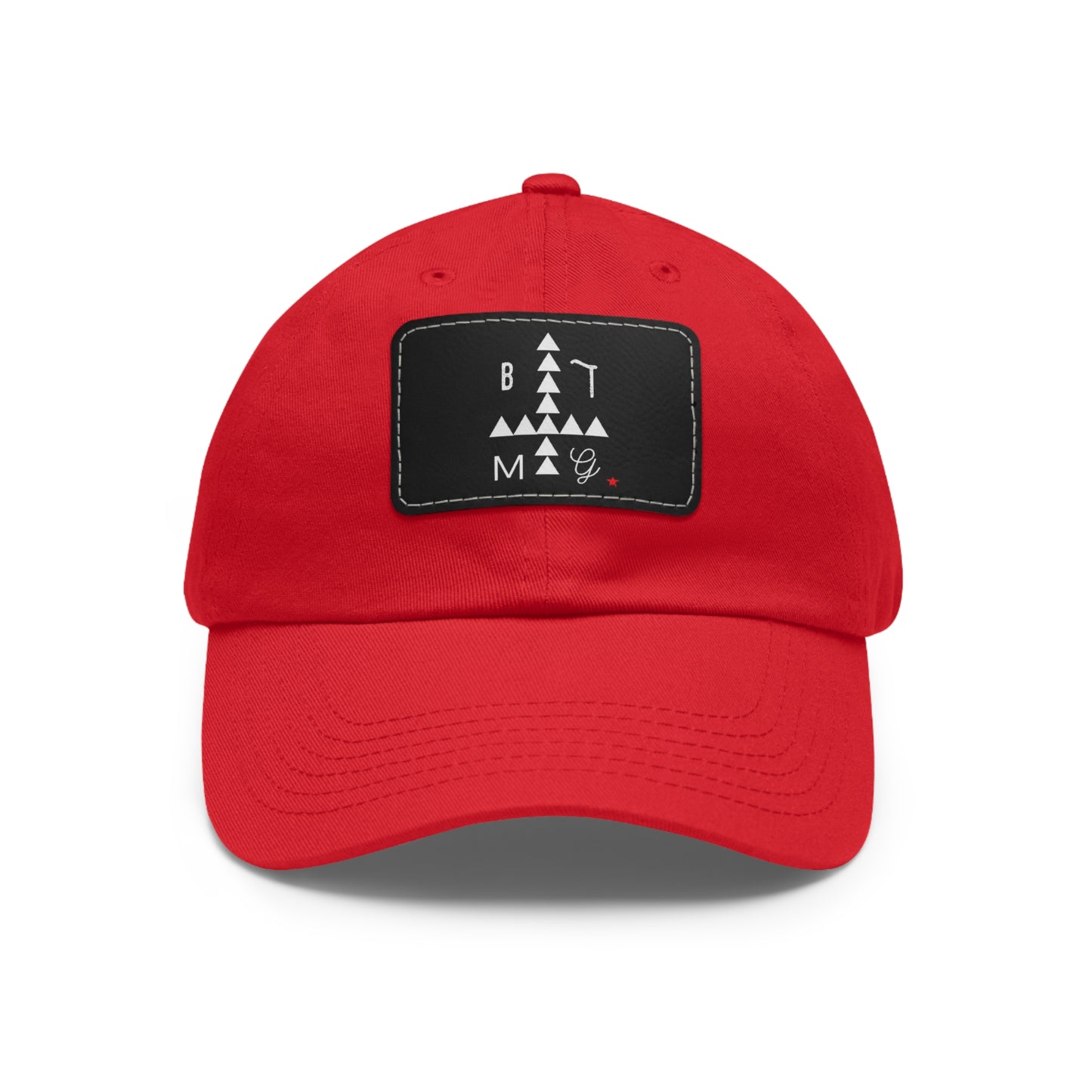 BTMG Dad Hat with Leather Patch