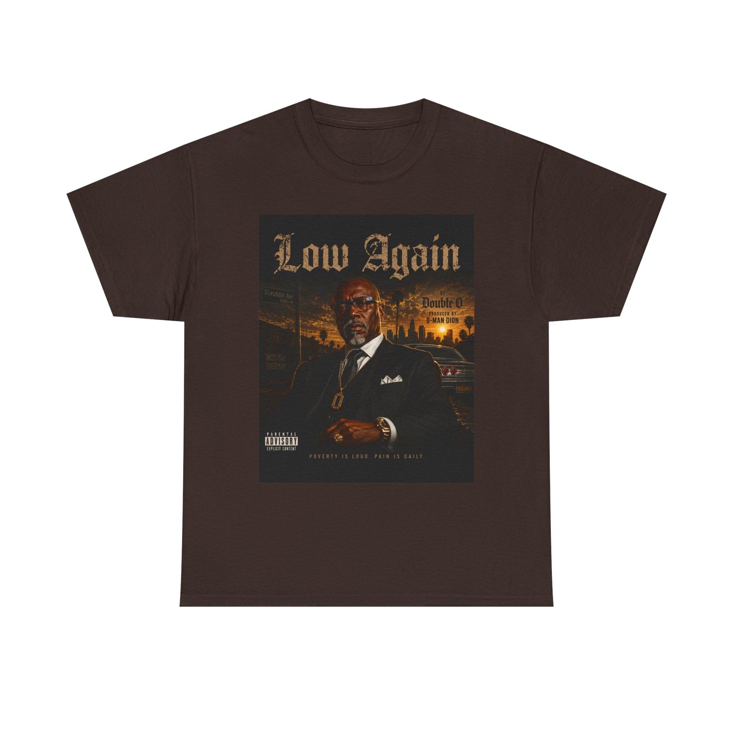 T-Shirt — "Low Again" Vintage Rap Album Cover Tee