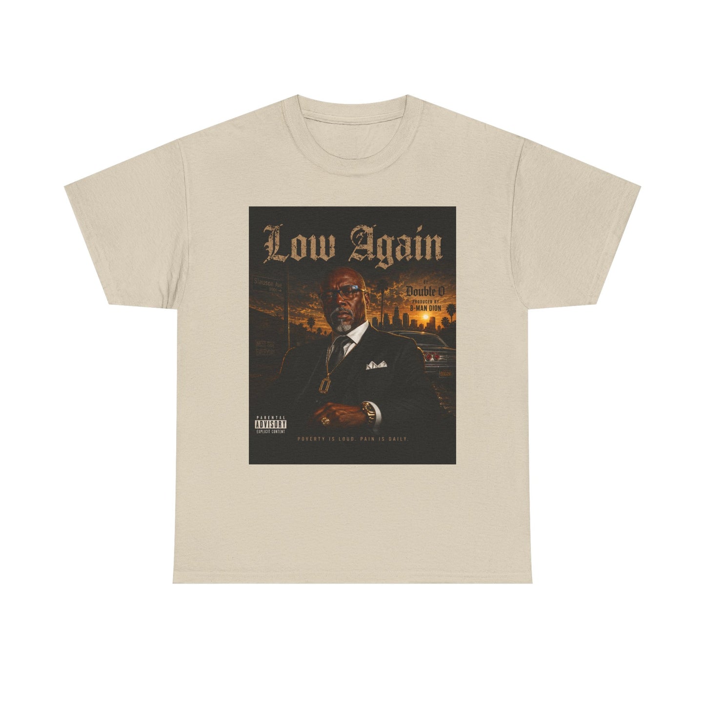T-Shirt — "Low Again" Vintage Rap Album Cover Tee