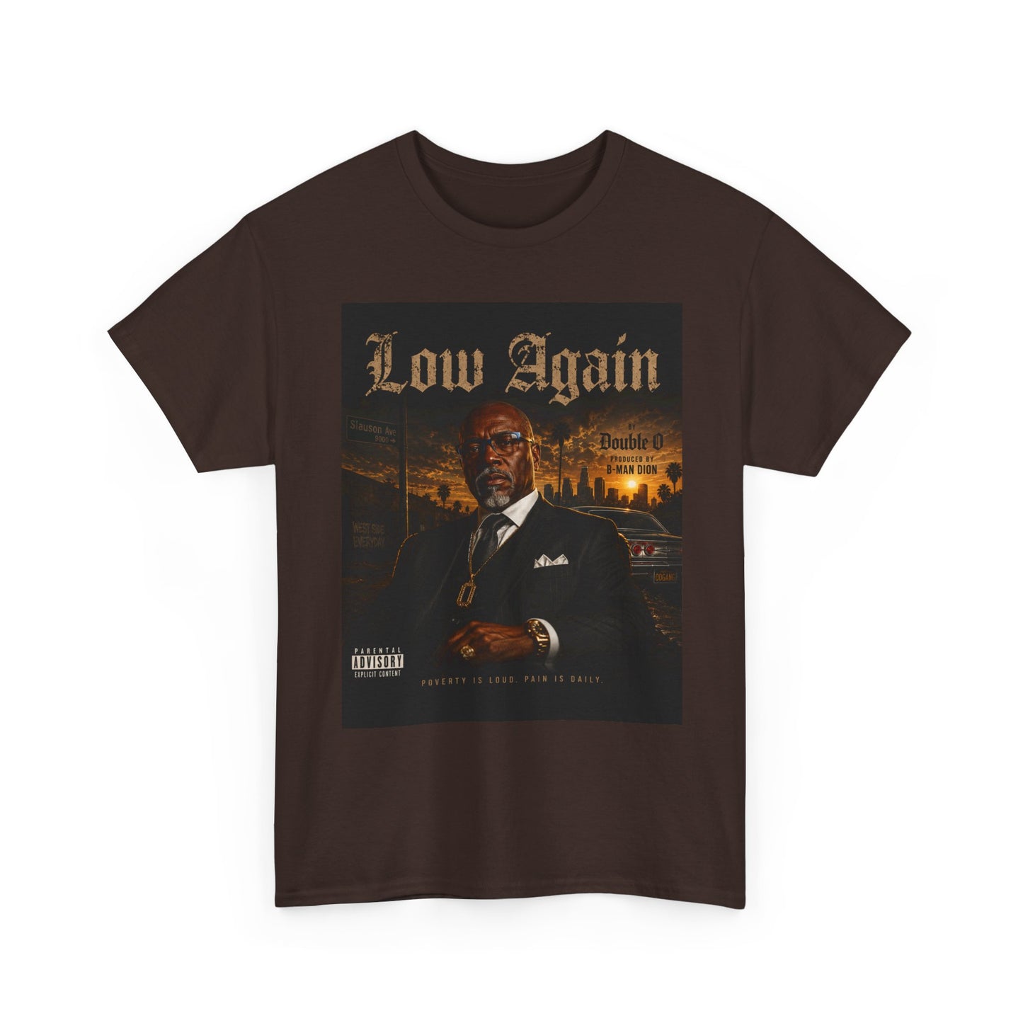 T-Shirt — "Low Again" Vintage Rap Album Cover Tee