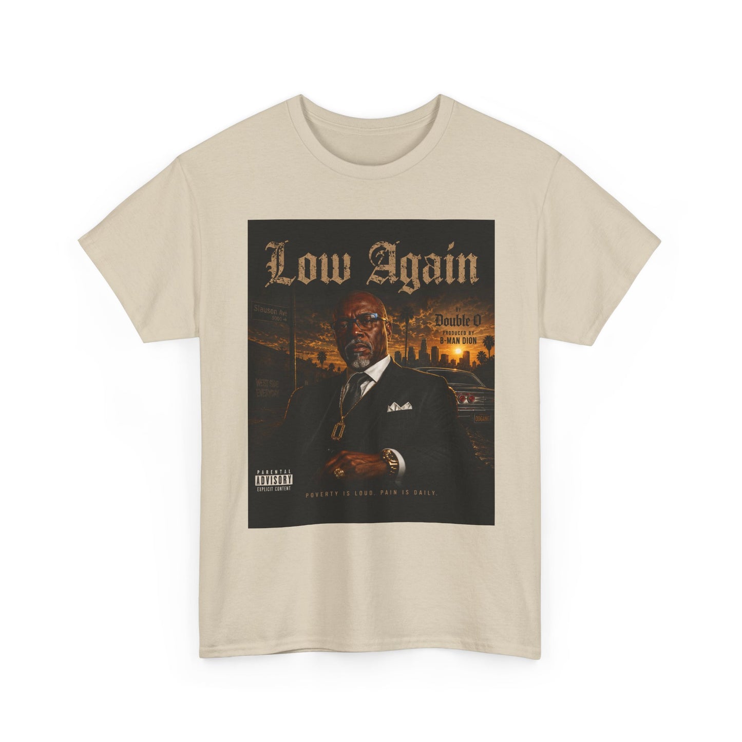 T-Shirt — "Low Again" Vintage Rap Album Cover Tee