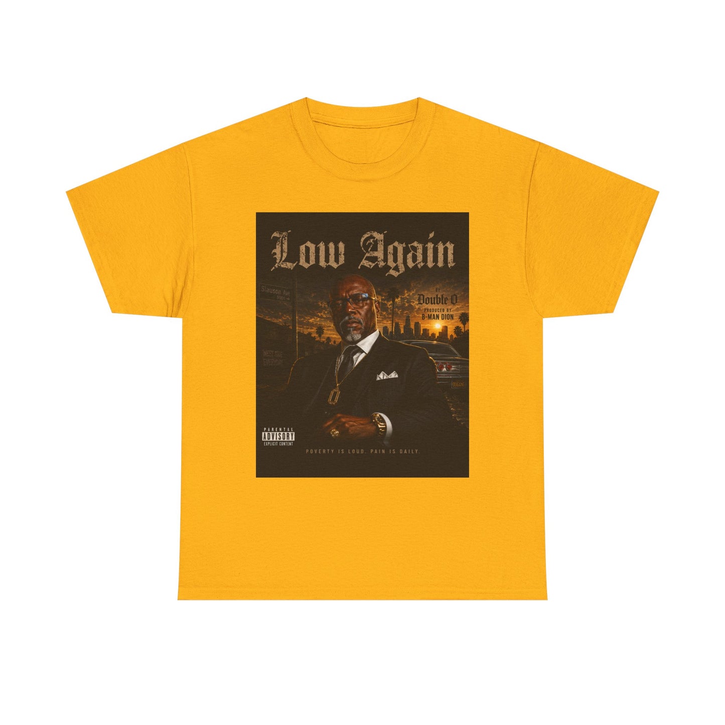 T-Shirt — "Low Again" Vintage Rap Album Cover Tee