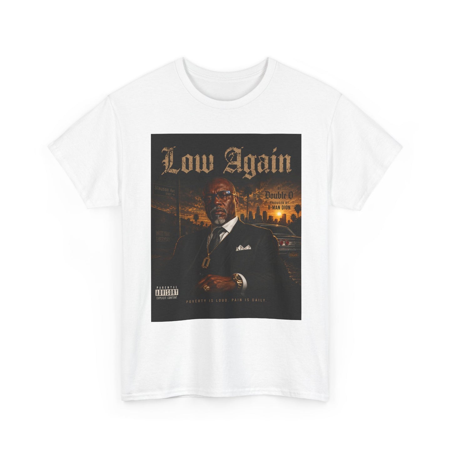T-Shirt — "Low Again" Vintage Rap Album Cover Tee