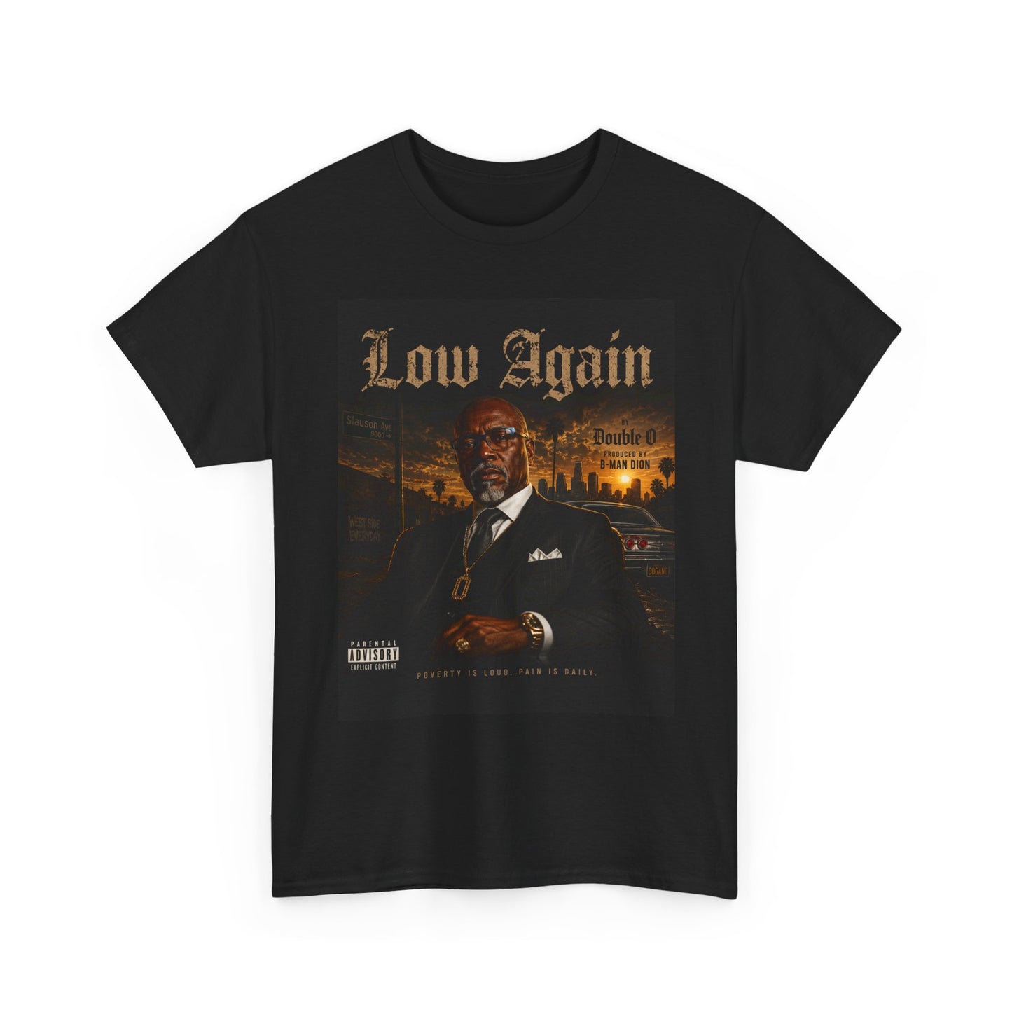 T-Shirt — "Low Again" Vintage Rap Album Cover Tee