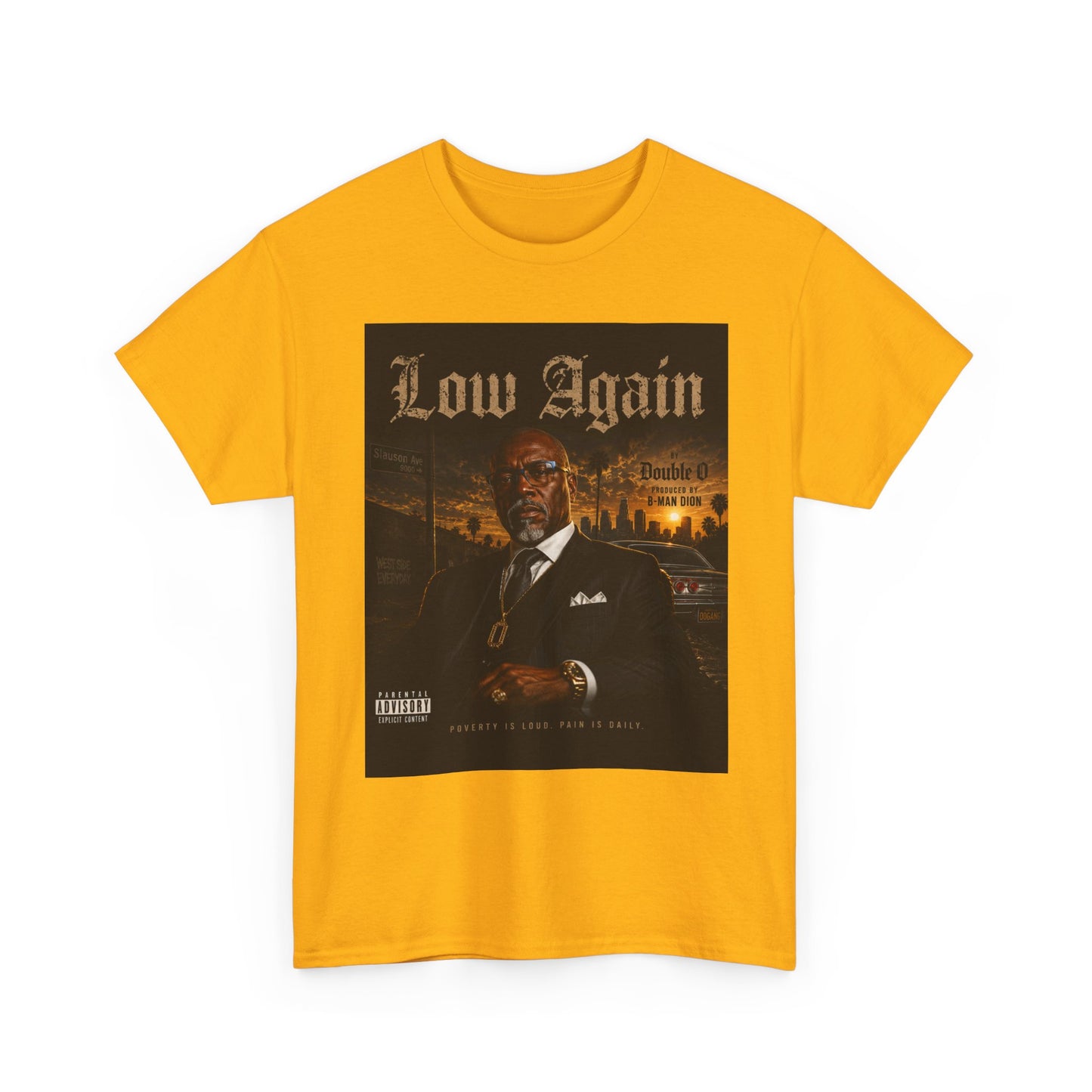 T-Shirt — "Low Again" Vintage Rap Album Cover Tee