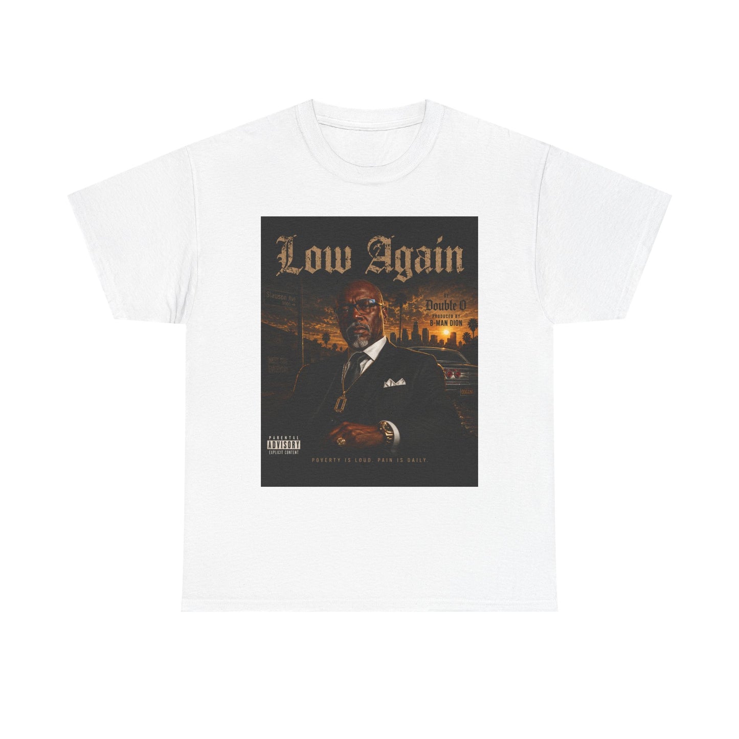 T-Shirt — "Low Again" Vintage Rap Album Cover Tee
